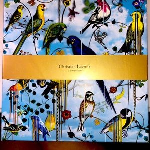 Christian Lacroix 2-sided puzzle w/gold foil